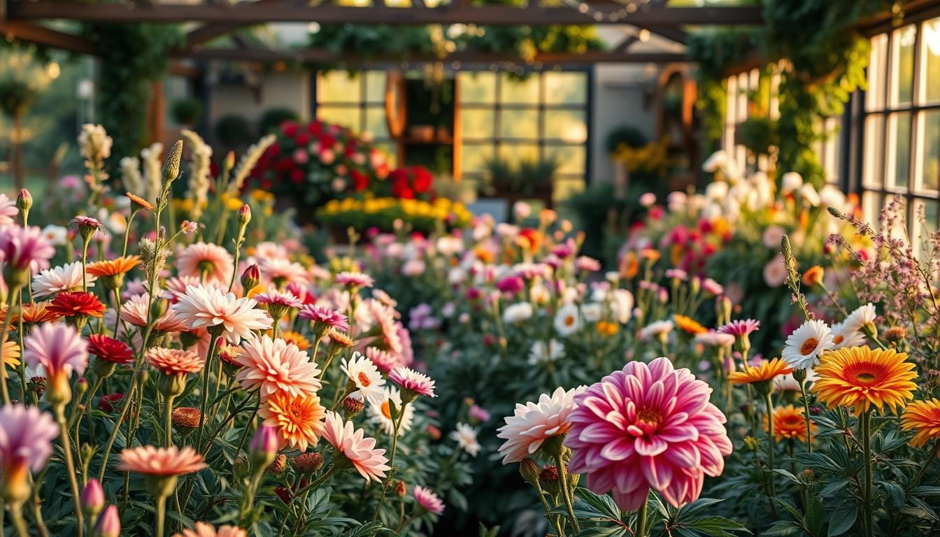 Seasonal flower arrangements